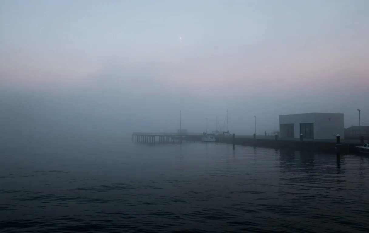 Misty Danish Harbor